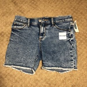 Mid-Length Jean Shorts
